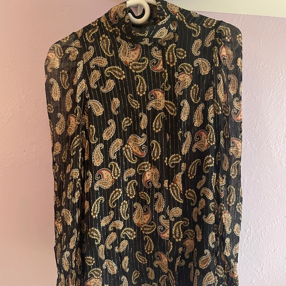 Massimo Dutti Paisley Blouse - Picture 4 of 7